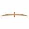 Ekena Millwork Bellingham Timber Gable Bracket, Western Red Cedar, 96"W x 16"H x 5 1/2"D x 5 1/2"F, 4/12 Pitch GBW096X16X0606BEL00SWR - alternate 1